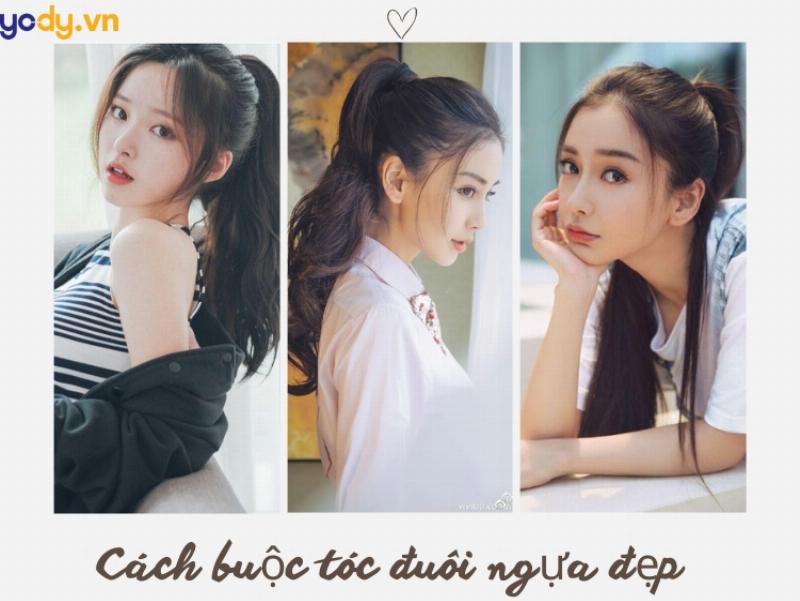 Tóc đuôi ngựa cao đánh rối, phong cách năng động và cá tính, hoàn hảo cho dự tiệc.